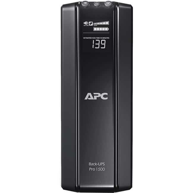 APC - by Schneider Electric Back-UPS RS BR1500GI 1500VA Tower UPS - Tower - 8 Hour Recharge - 230 V AC Output - Stepped - Black