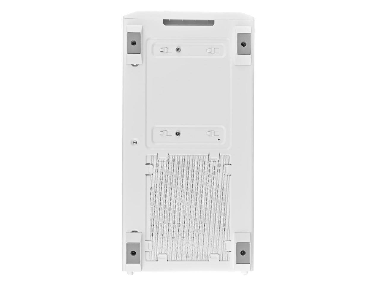 Alt View 8. SilverStone - SilverStone Technology FARA 515XR White Compact ATX Tower Chassis with Four Included Rainbow Fans, SST-FA515XR-WG - White.