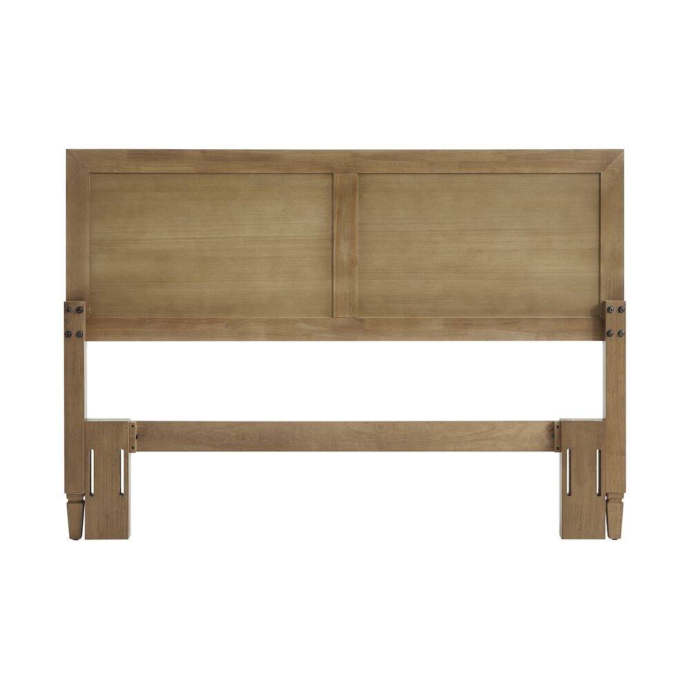 Left. Crosley Furniture - Katia King Headboard Driftwood - Driftwood.