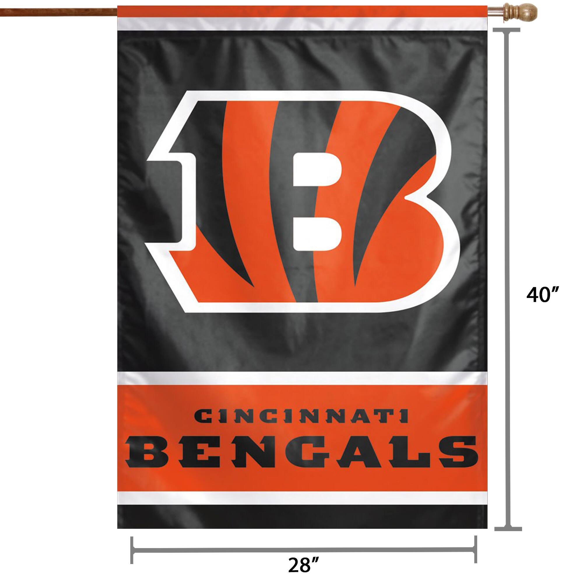 E 40" CINCINNATI BENGALS 28"