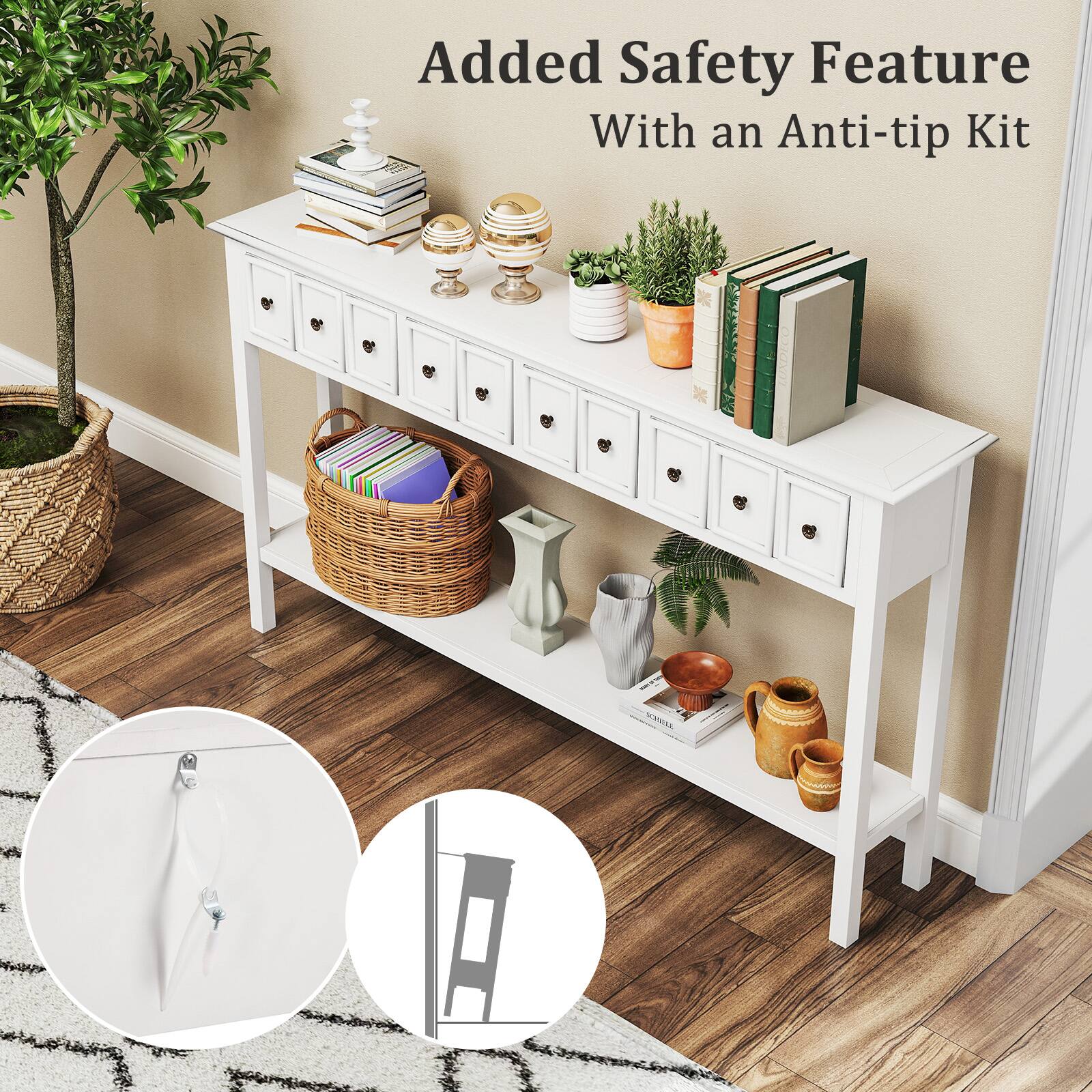 Added Safety Feature  
With an Anti-tip Kit