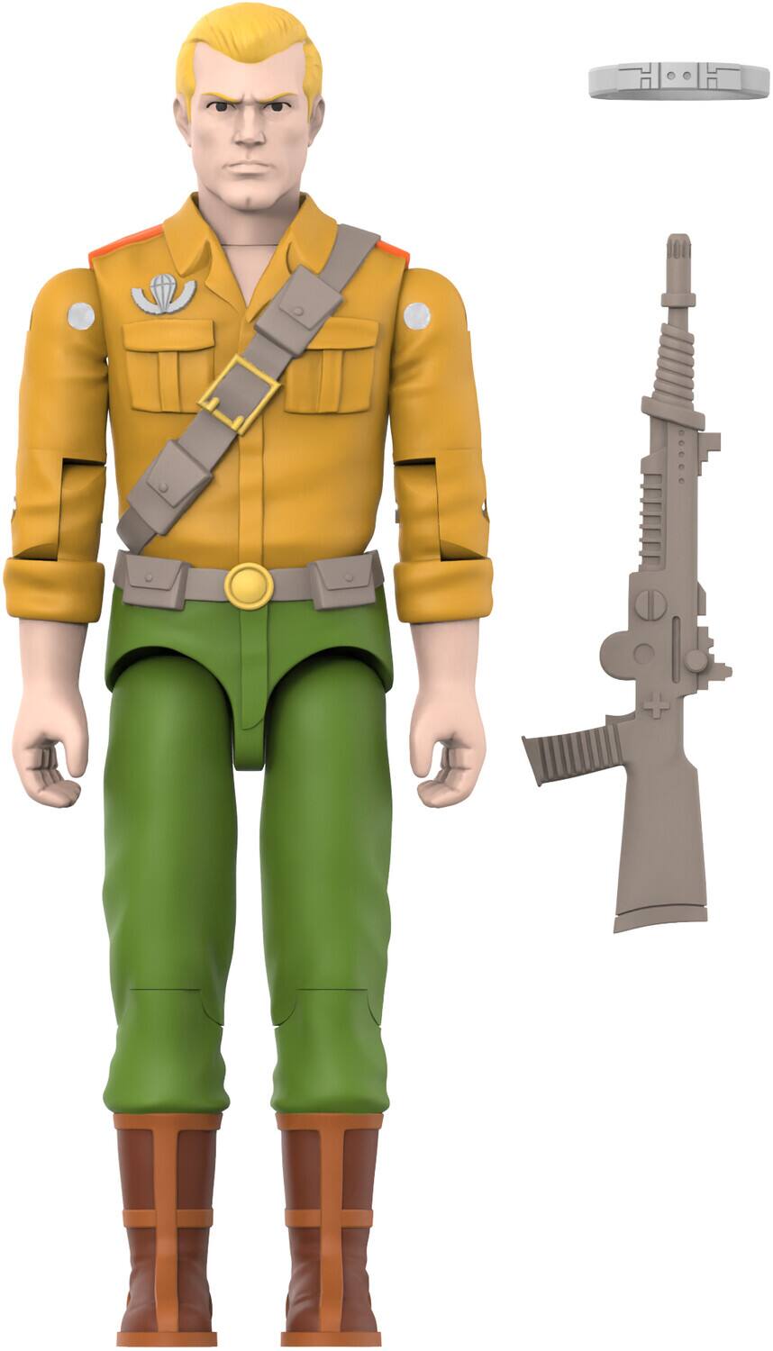 Alt View 3. Super7 - Super7 - G.I. Joe - ReAction+ Wv2 - Duke (Cartoon)   - Collectibles - Multicolor.