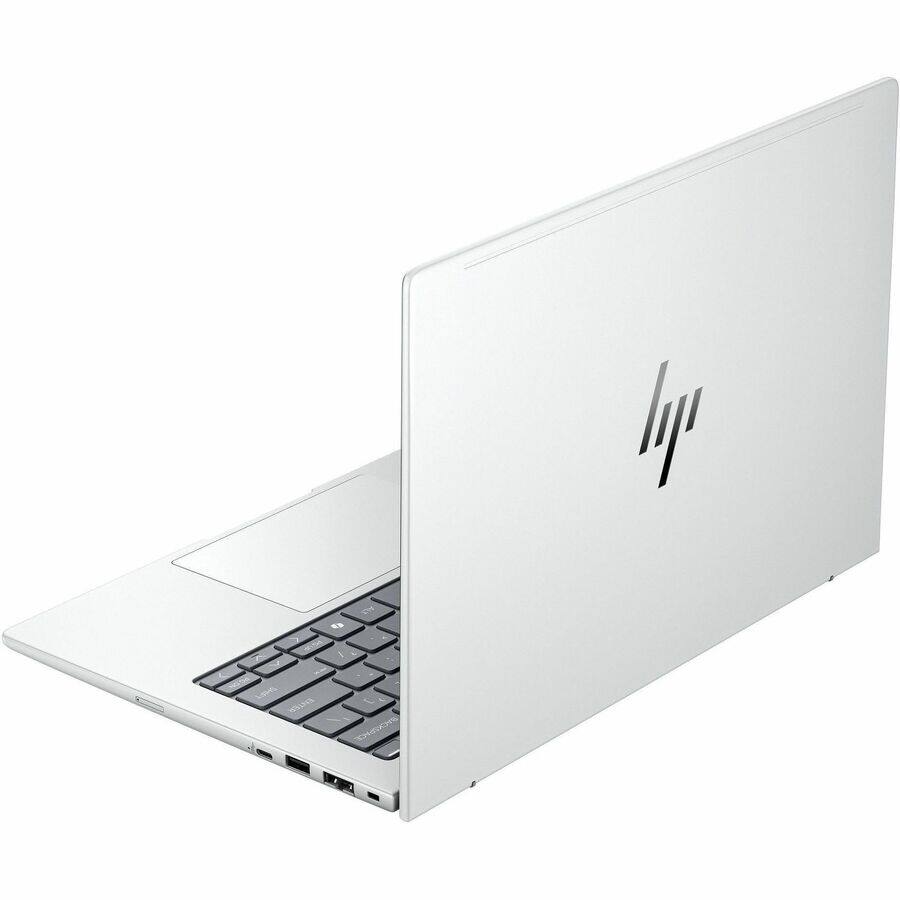 Alt View 8. HP - HP EliteBook 8 G1a 14" Touchscreen Copilot+ PC Notebook - WUXGA - 60 Hz - AMD Ryzen 7 PRO 250 - 16 GB - 512 GB SSD - Glacier Silver.