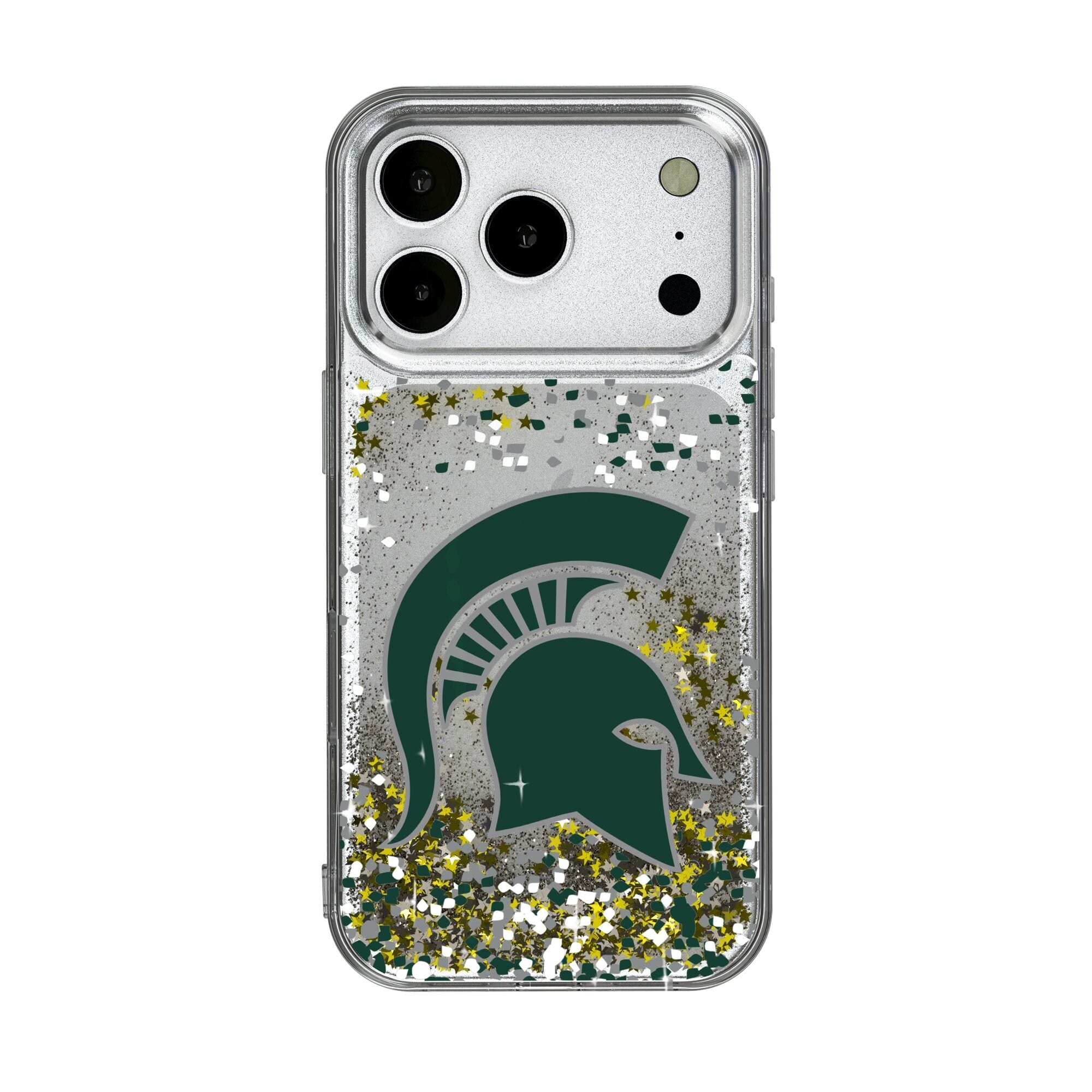Keyscaper - NCAA - Michigan State Spartans iPhone Glitter Confetti Design Case - 17 - Multicolor price history on PriceWatchPro