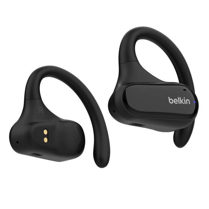 Front. Belkin - SoundForm ClearFit Open-Ear Wireless Earbuds.