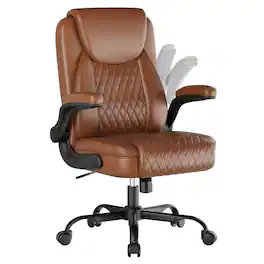 CloudRest Pro - Ergonomic Office Chair Swivel Tilt Gaming Chair with Lumbar Support Computer Chair - Brown