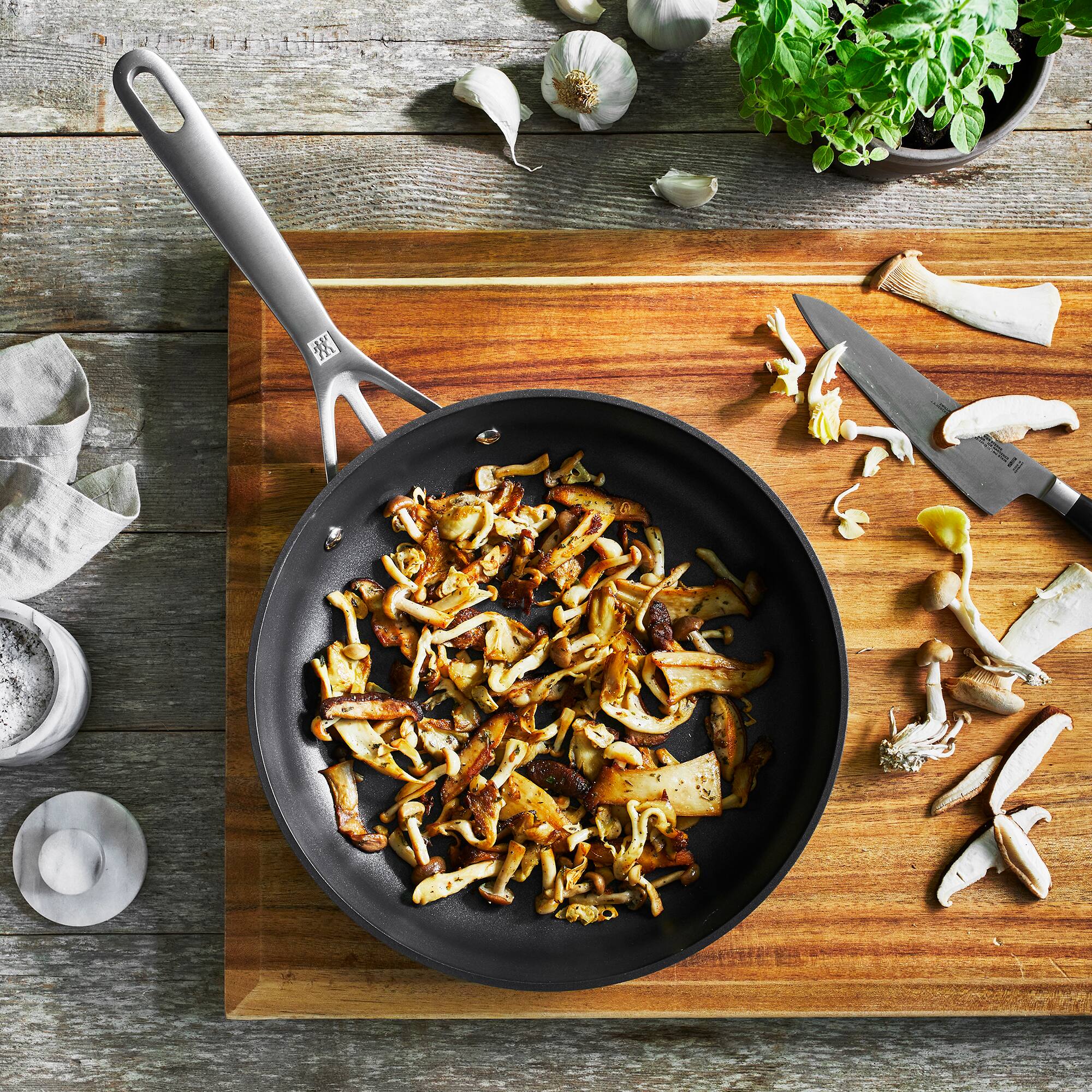 Alt View 2. ZWILLING - ZWILLING Motion Hard Anodized 10-inch Aluminum Nonstick Fry Pan - Matte Black.