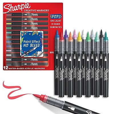 Sharpie Creative Markers

- Shape Pops
- Shaca on Light Surfaces
- Dark Surfaces
- Paint Effect No Bleed

12 Water-Based Acrylic Markers

Sharpie Sharpie Sharpie Sharpie Sharpie Sharpie Sharpie Sharpie Sharpie Sharpie Sharpie Sharpie Sharpie