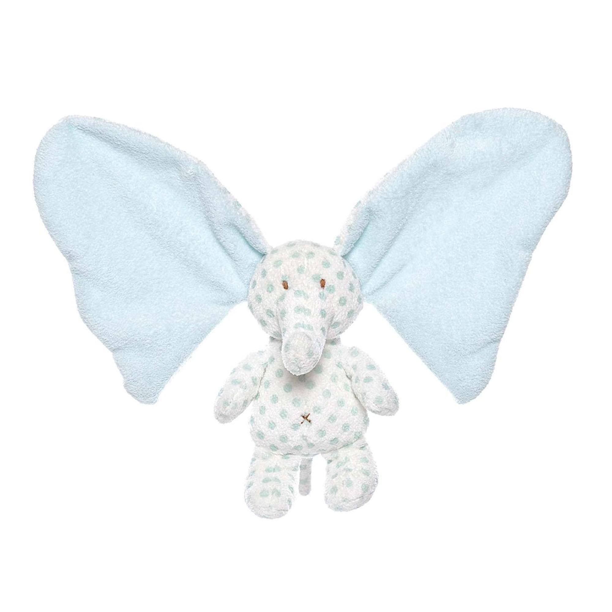 Alt View 10. TriAction Toys - Teddykompaniet Big Ears Musical Plush | Elephant - Blue.