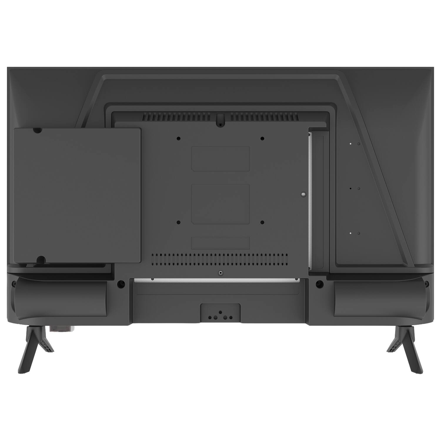 Angle. AudioBox - 24" Class 1366 x 768 Frameless HD LED Portable Smart TV/DVD Combo with Remote, Car Charger, WebOS Hub, TV-240SD - Black.