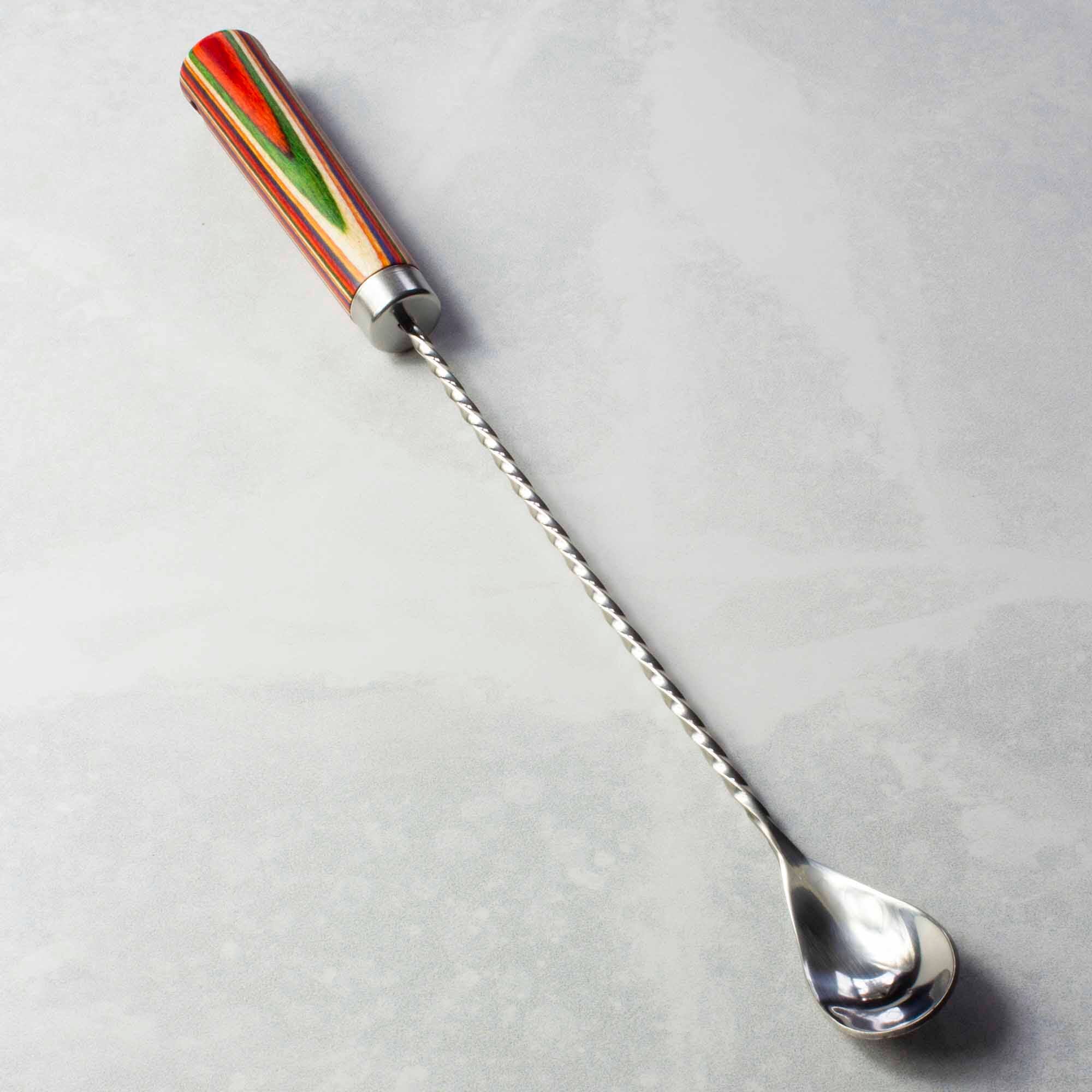 Alt View 3. Baltique - Marrakesh Collection 7-Piece Bartending Kit - Red, Blue, Green, Orange.