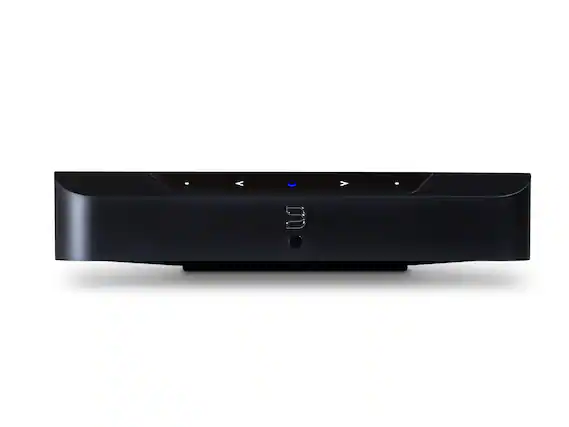 Front. Bluesound - Powernode Edge Streaming Amplifier - Black.