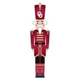 Fan Creations - Oklahoma Sooners 46" Nutcracker Leaner - Multicolor