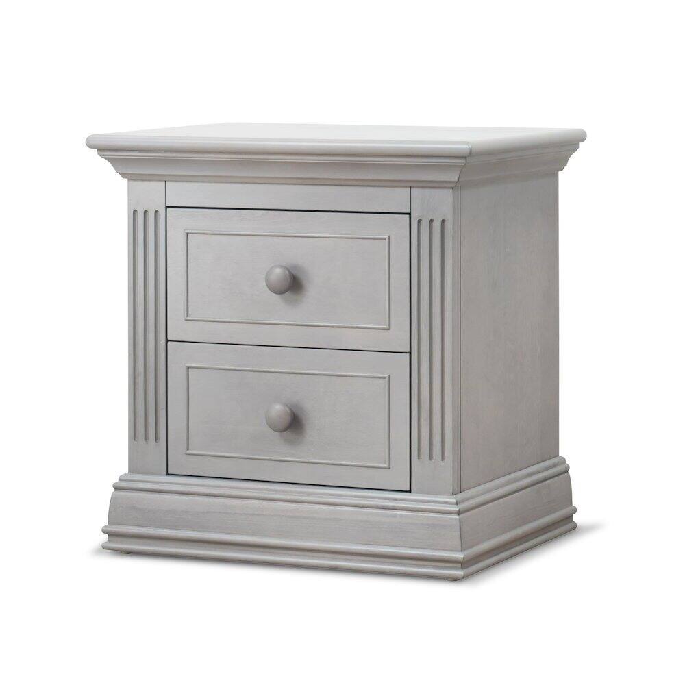 Angle. Sorelle - Sorelle Providence Nightstand - Stone Gray.