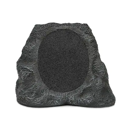 Front. Victrola - Outdoor Wireless Bluetooth Solar Rock Speaker Connect (Each) - Granite.