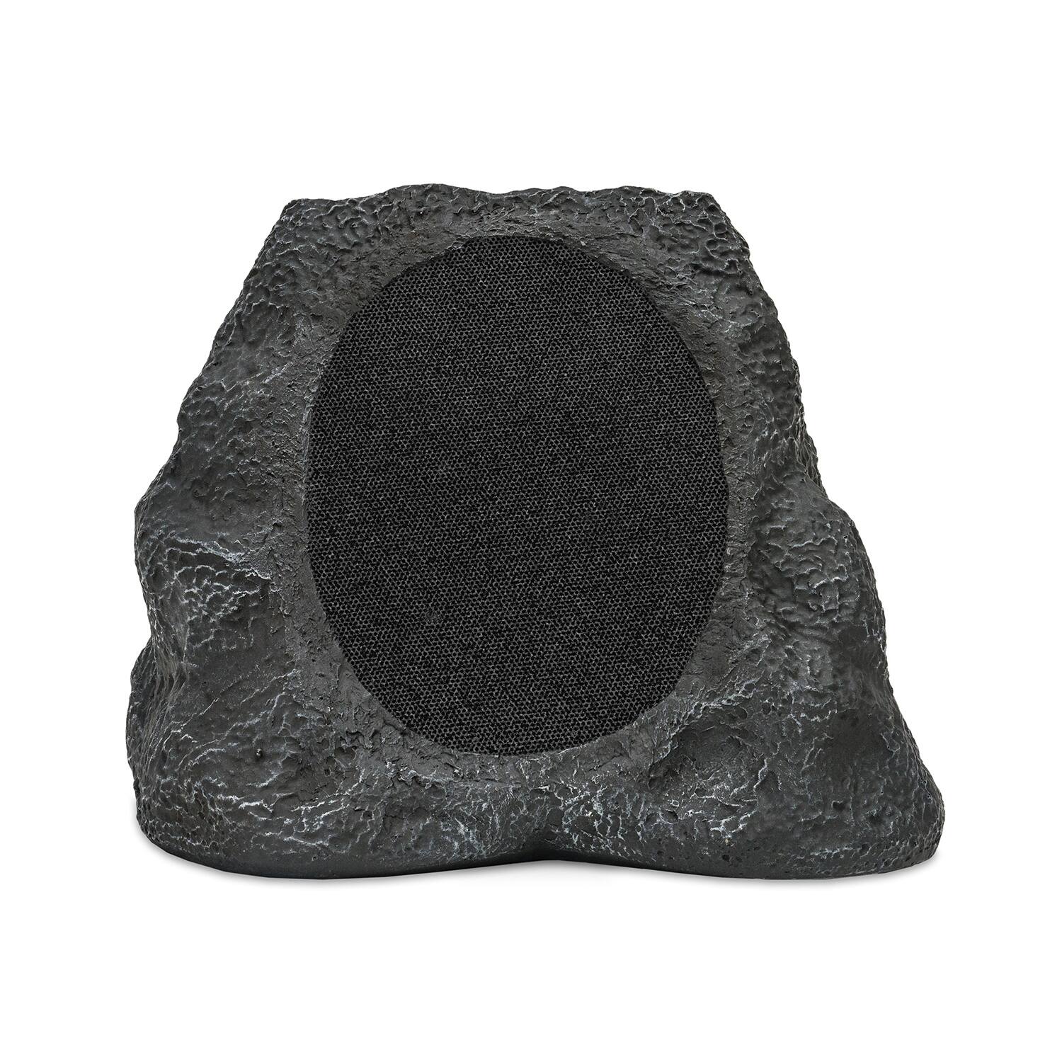 Front. Victrola - Outdoor Wireless Bluetooth Solar Rock Speaker Connect (Each) - Granite.