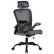 Alt View 4. KERDOM - Ergonomic High Back Office Chair, Computer Chair with Adjustable Height, Lumbar Support Home Office Swivel Gaming Chair - Dark Gray.