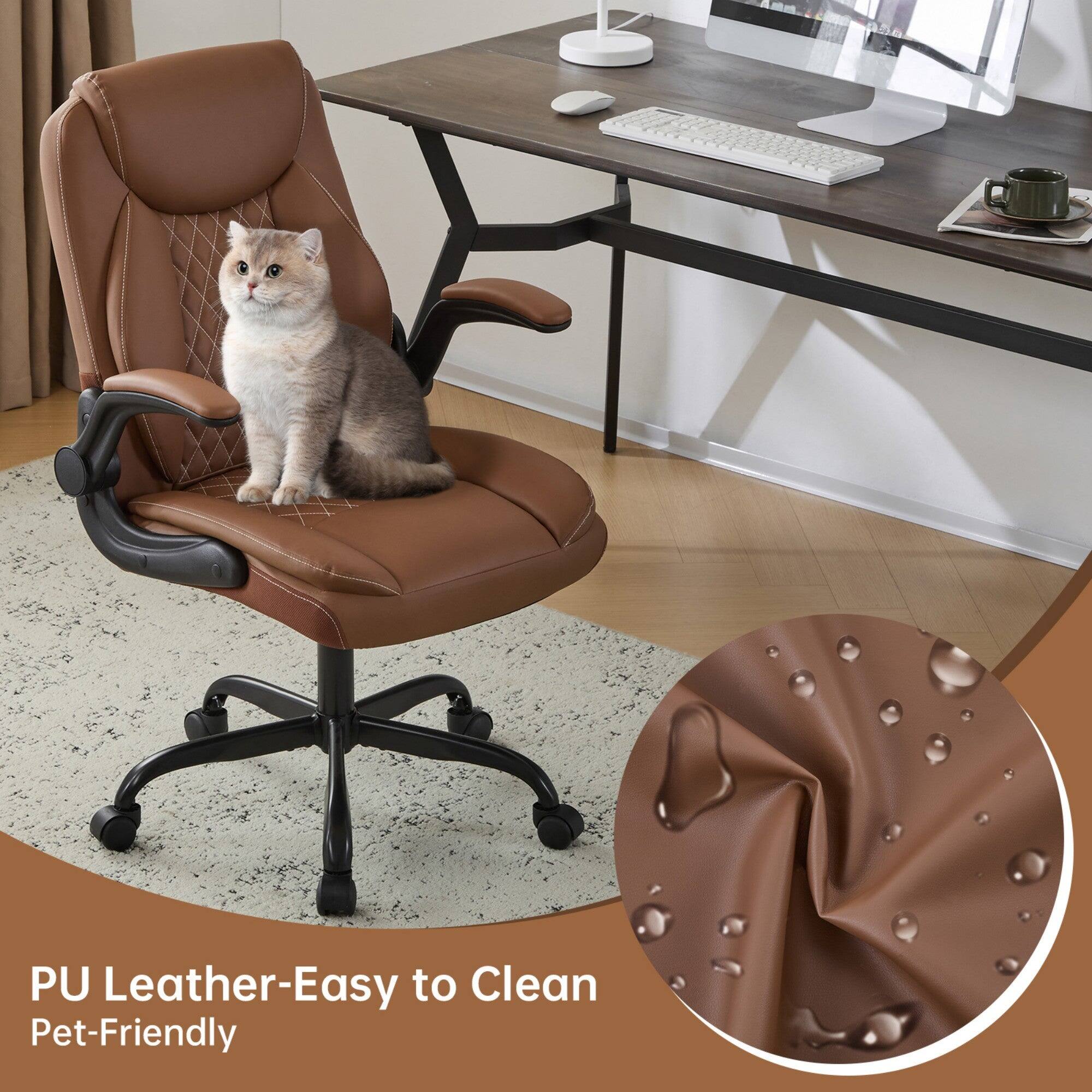 PU Leather-Easy to Clean Pet-Friendly