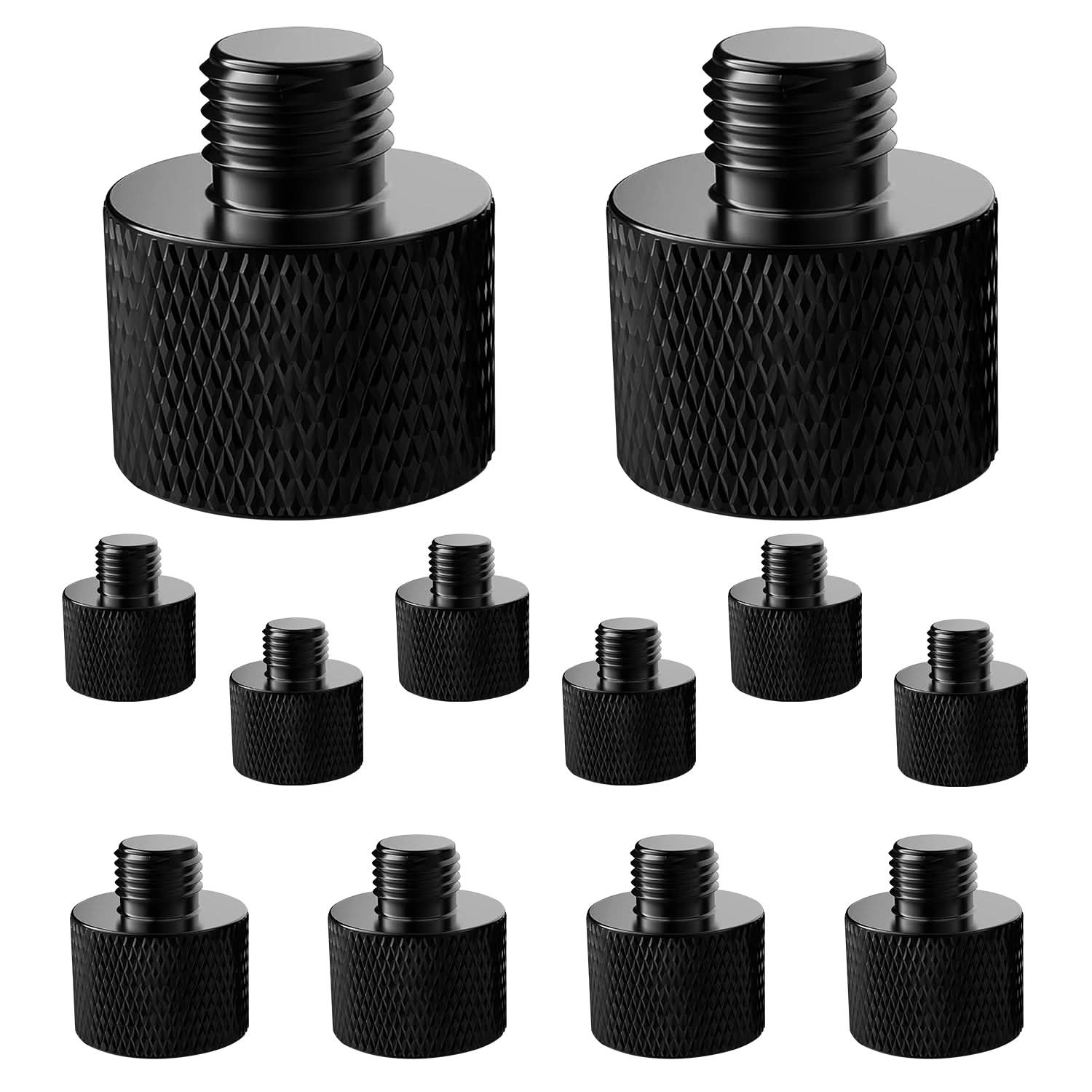 5 CORE - Mic Stand Adapter 12 Pieces 5/8 Female to 3/8 Male Screw Thread Conversion Connector