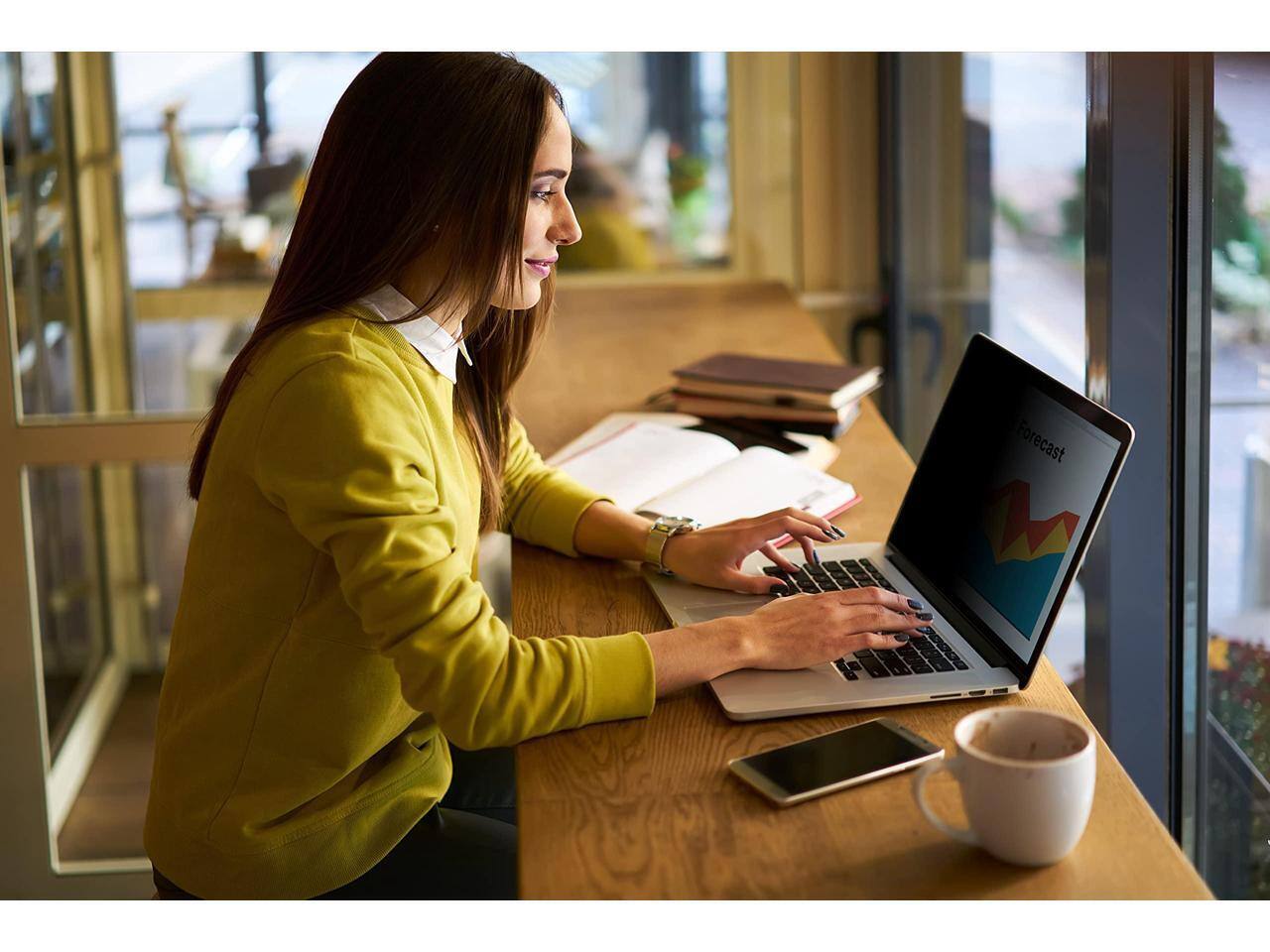 Alt View 5. 3M - 3M Privacy Filter for MacBook Air 13 M2, 13.6", BPNAP006 - 16:10, Scratch & Fingerprint Resistant - false.