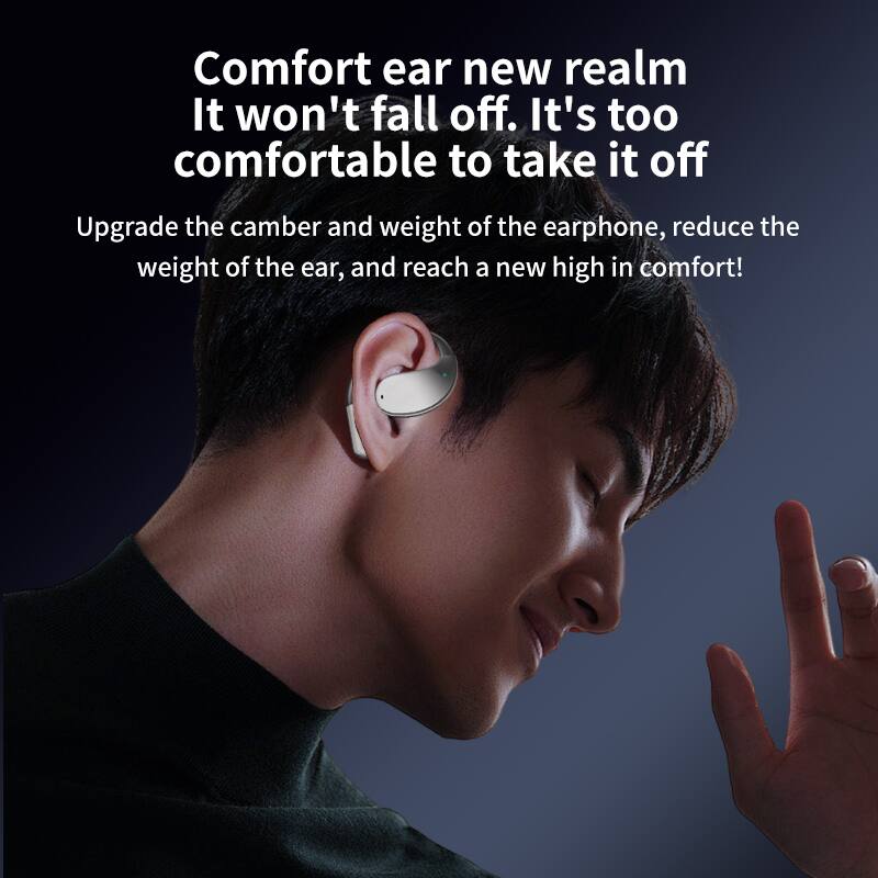 Comfort ear new realm  
It won't fall off. It's too comfortable to take it off  

Upgrade the camber and weight of the earphone, reduce the weight of the ear, and reach a new high in comfort!