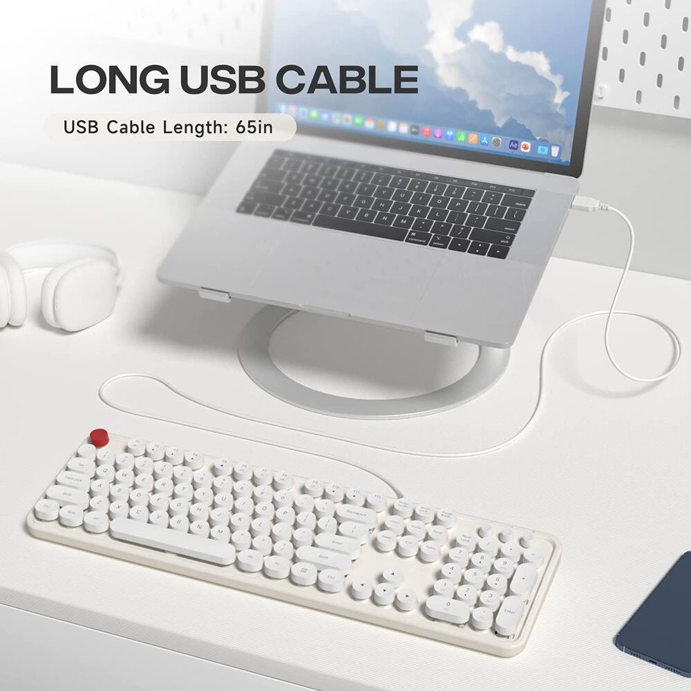 LONG USB CABLE  
USB Cable Length: 65in