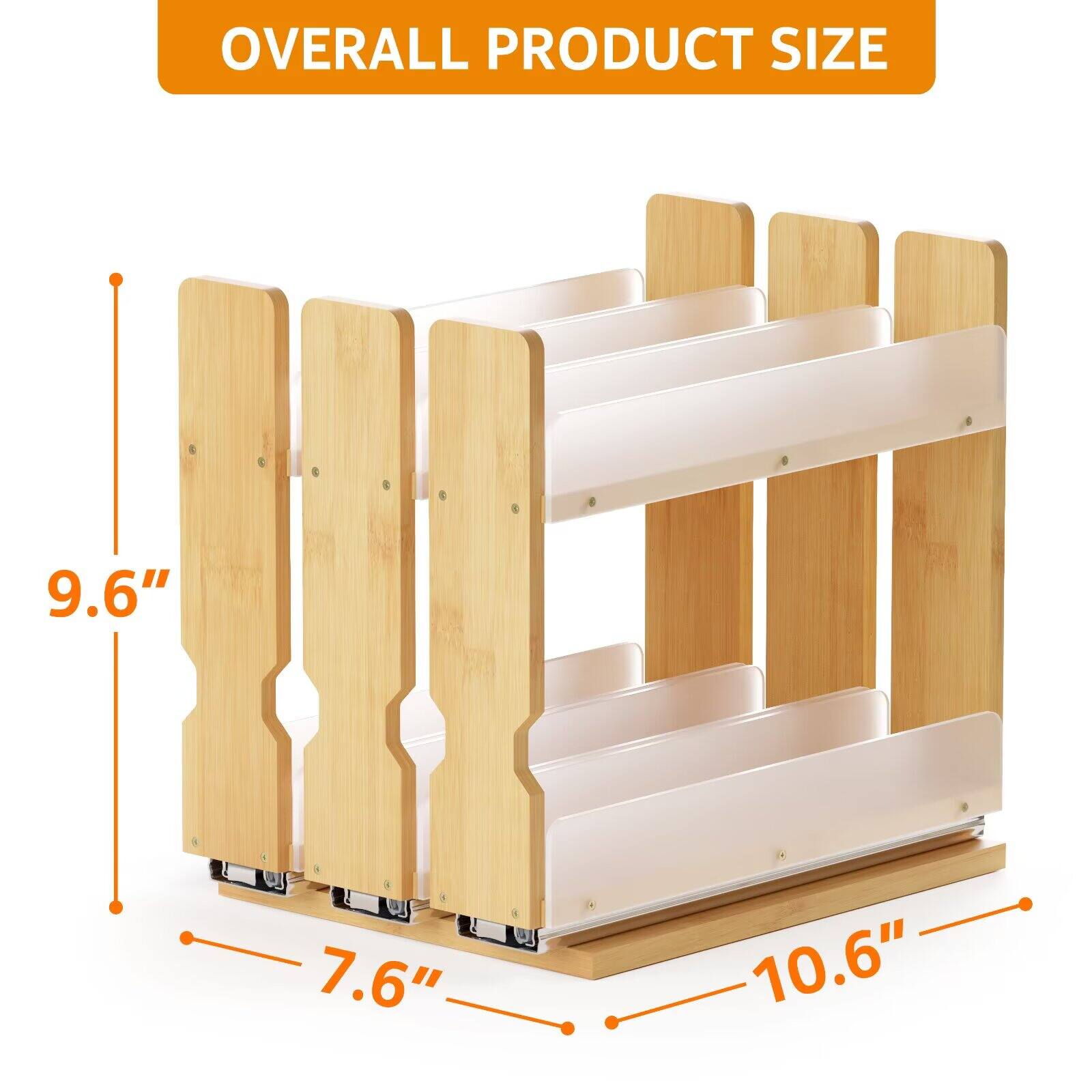 OVERALL PRODUCT SIZE

9.6"  
7.6"  
10.6"