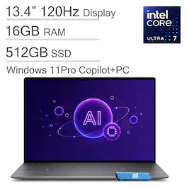 Dell - Upgraded - XPS 13 - 13.4” FHD+ Laptop - Intel Core Ultra 7 Series 2 256V 2024 - 16GB Memory - 512 GB Storage - Copilot+ PC - Windows 11 Pro - Graphite