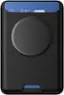 Angle. PopSockets - MagSafe Softgoods PopWallet+ Cell Phone Wallet & Grip, with Adapter Ring - Black.