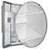 Alt View 9. Forno Appliances - 40 in. Wide Salerno 20 Cu. Ft. Side-by-Side Built-In Refrigerator with Water and Ice Dispenser - Stainless Steel.