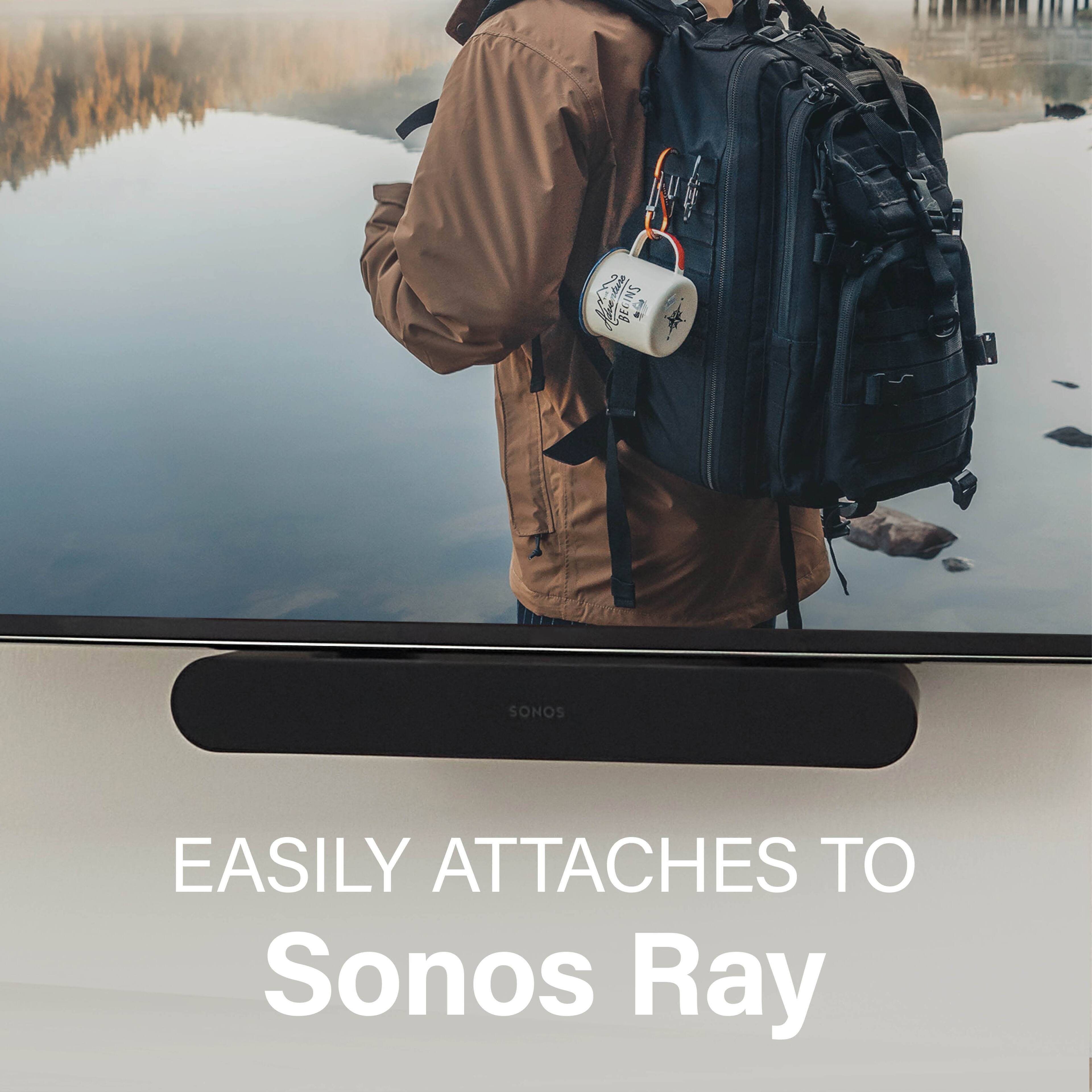 Easily Attaches to Sonos Ray