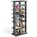 Front. Costway - Patented 7-Tier Dual Shoe Rack Practical Free Standing Shelves Storage Shelves Concise - Black.
