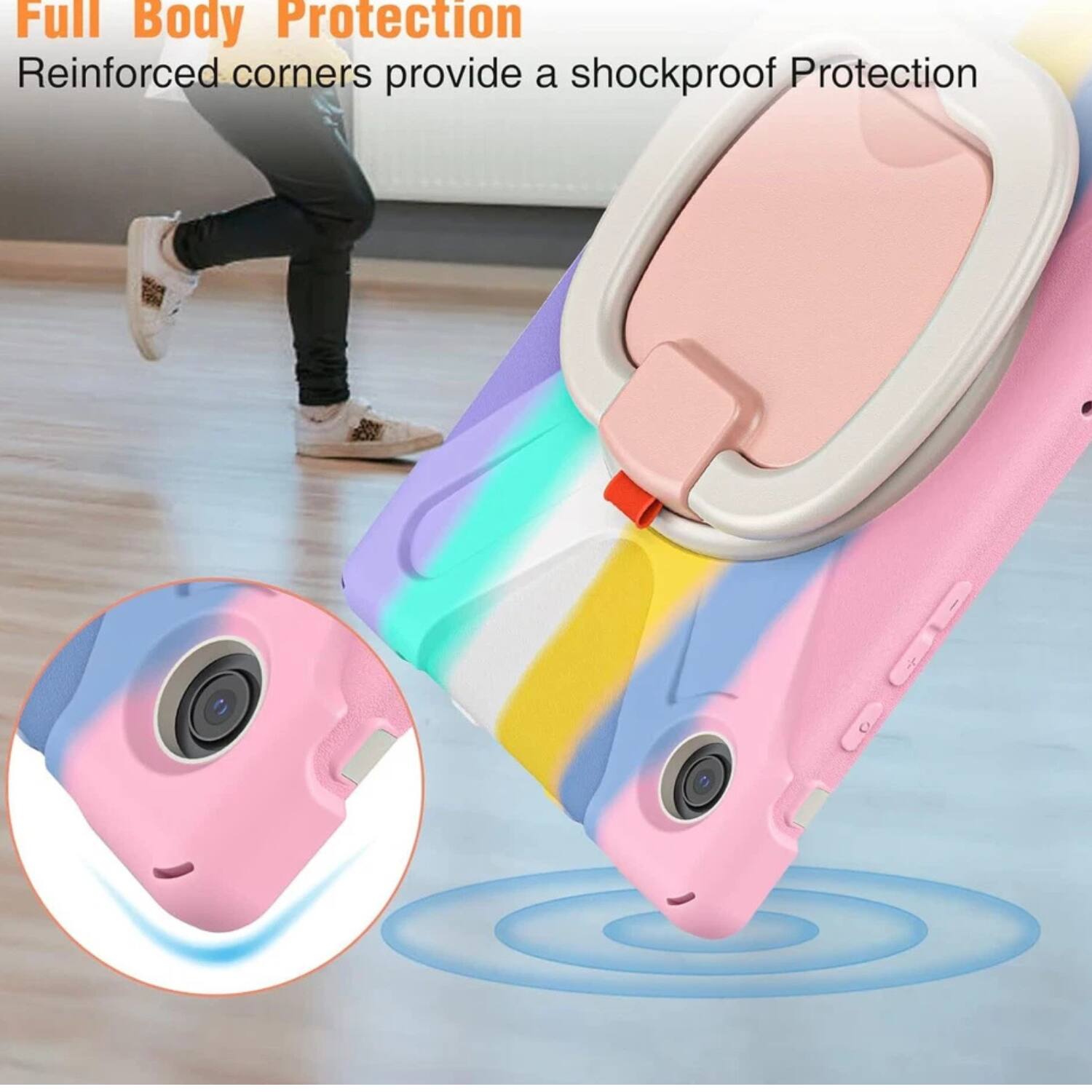 Full Body Protection  
Reinforced corners provide a shockproof protection