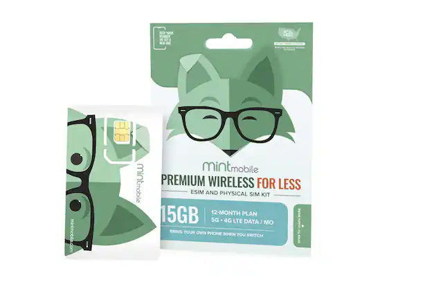 KEEP YOUR NUMBER OR GET A NEW ONE
5G MOBILE NETWORK
mintmobile.com
PREMIUM WIRELESS FOR LESS
ESIM AND PHYSICAL SIM KIT
15GB
12-MONTH PLAN
5G 4G LTE DATA/MO
LEARN MORE
BRING YOUR OWN PHONE WHEN YOU SWITCH
OPEN