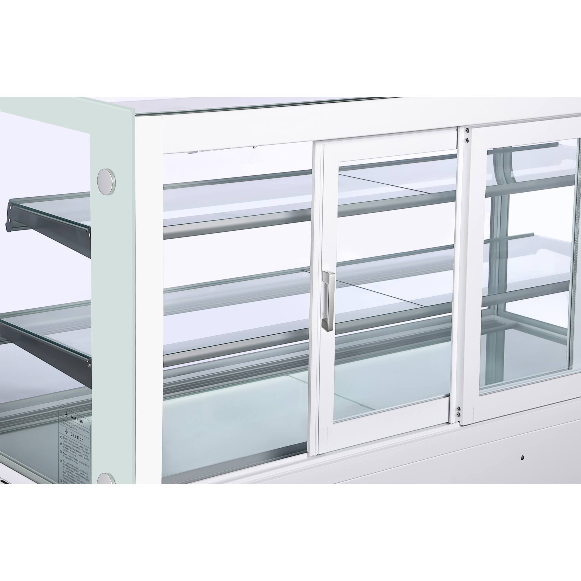 Alt View 5. Koolmore - 60 in. Refrigerated Bakery Display Case, 17.6 cu. ft. in White (KM-CDHF-17C-WH) - white.