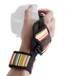 USA Gear - Professional Digital Film DSLR Camera Hand Grip Strap with Metal Plate - Stripe