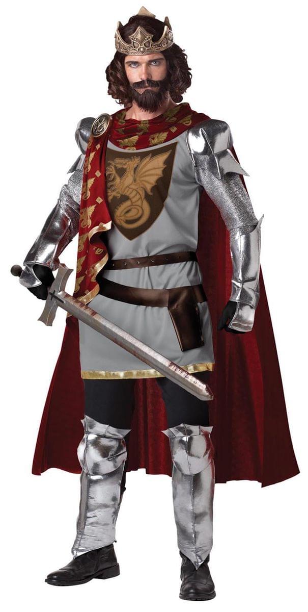 California Costumes - King Arthur Medieval Knight Costume Adult Medium 40-42 - Gray