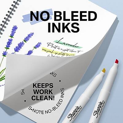 NO BLEED INKS

Lavender
Planting lavender today
Enjoying the scent

NO BLEED INKS
KEEPS WORK INKS CLEAN!

SNOTE NO-BLEED
Sharpie

Creative -