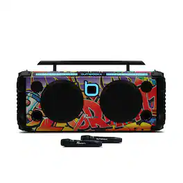 Bumpboxx - Flare8 Pro Portable Speaker Boombox - NYC Graffiti