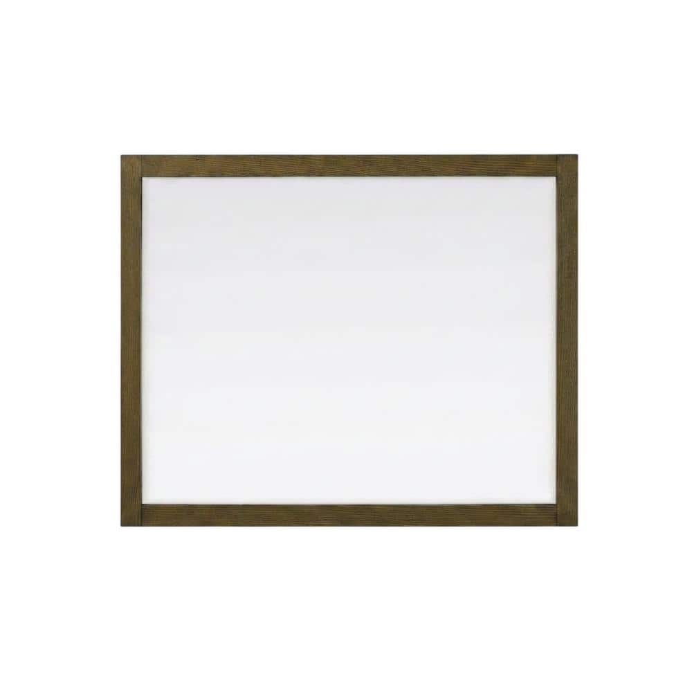 Elegant Kitchen and Bath - Noah Wooden Rectangle Mirror 48 x 36 - Hazel Oak price history on PriceWatchPro