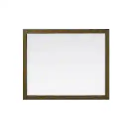 Elegant Kitchen and Bath - Noah Wooden Rectangle Mirror 48 x 36 - Hazel Oak