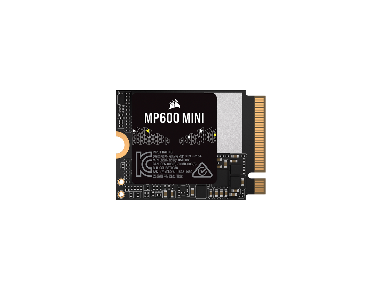 CORSAIR - MP600 Mini M.2 2230 1TB PCI-Express 4.0 x4 3D TLC Internal Solid State Drive (SSD) CSSD-F1000GBMP600MNR2