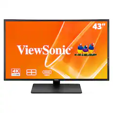 43" ViewSonic 4K UltraHD - USB-C