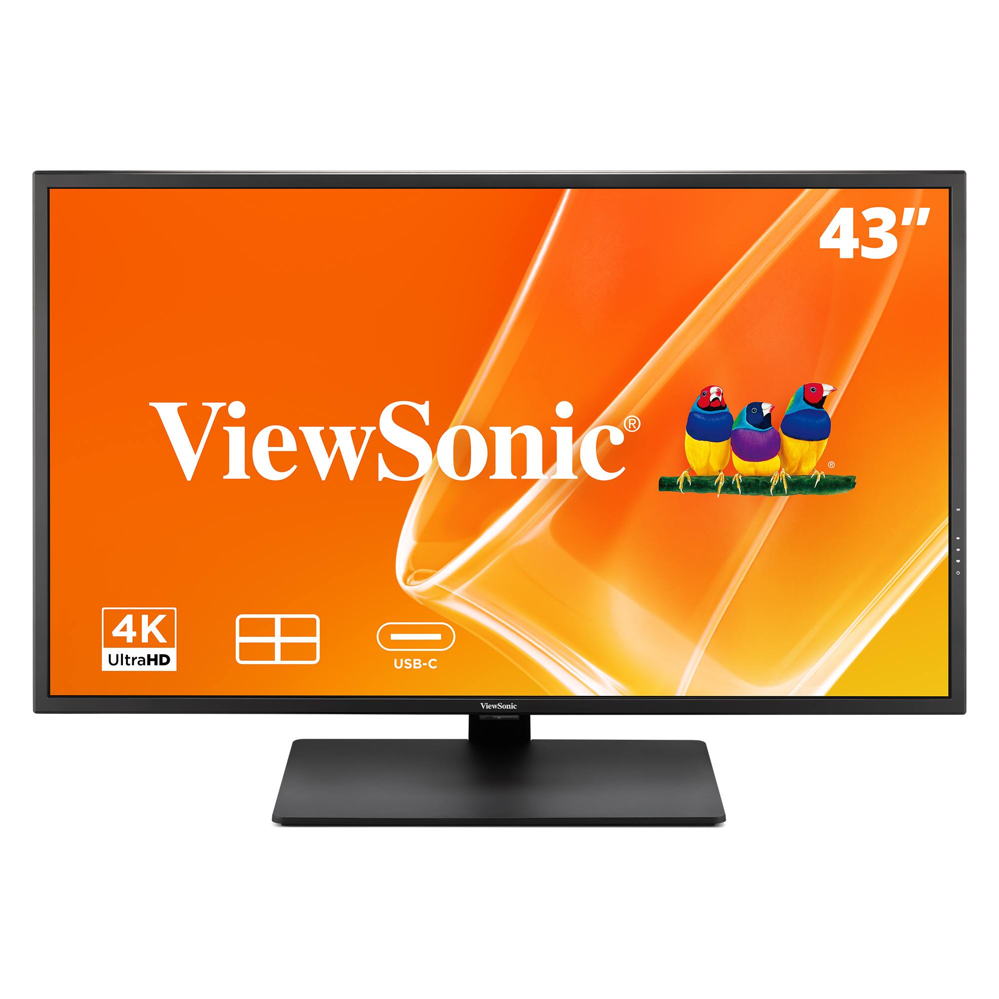 43" ViewSonic 4K UltraHD - USB-C