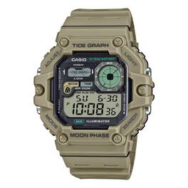 Casio - Men’s Digital Watch Resin Band - WS-1700H-5AVCF - Brown