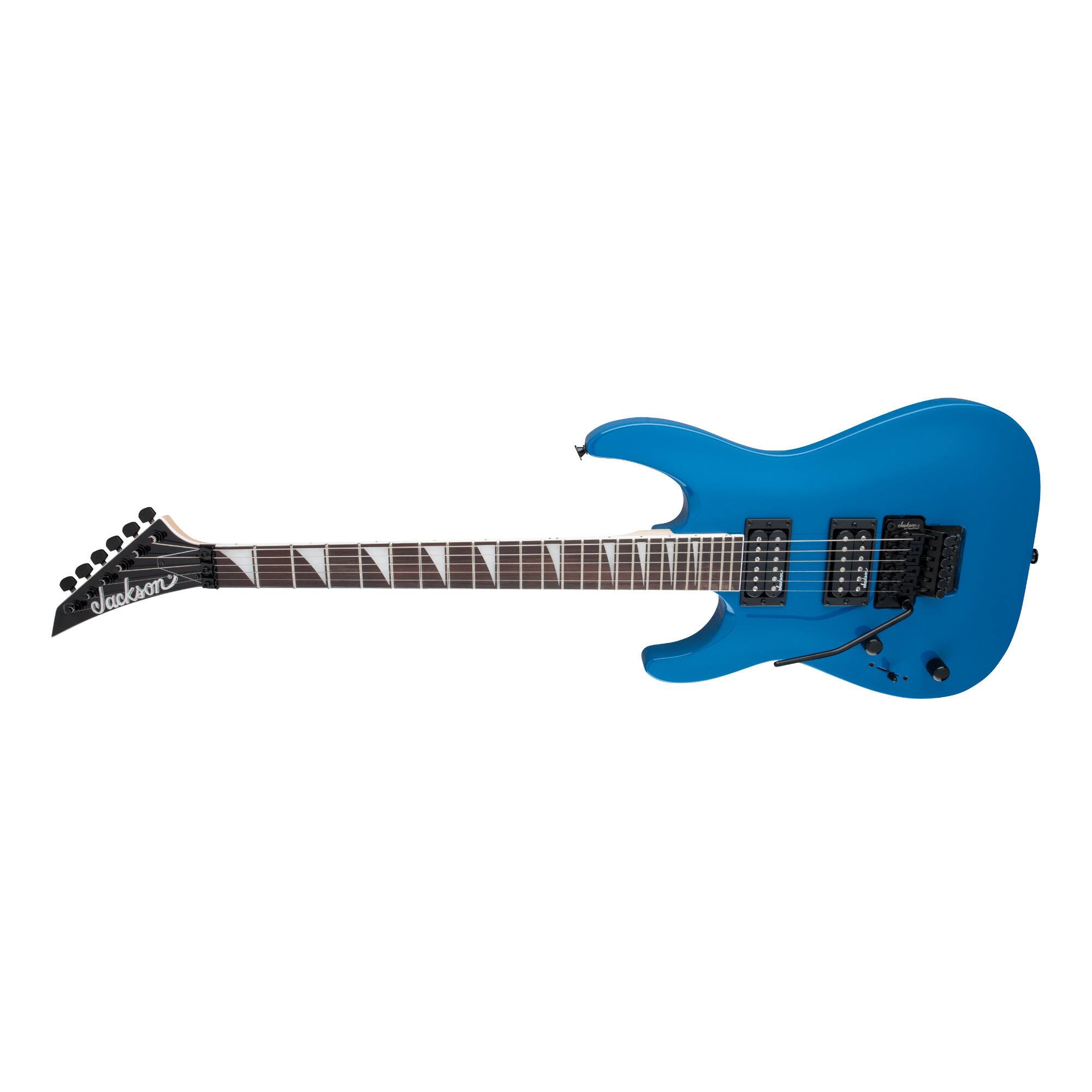 Back. Jackson - Jackson JS Series Dinky Arch Top JS32 DKA LH, Bright Blue Electric Guitar.