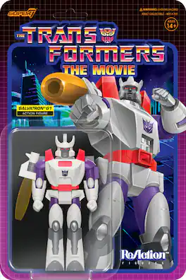 Super7 - Transformers - ReAction Figure - Galvatron (Retro Toy) - COLLECTIBLES - Multicolor