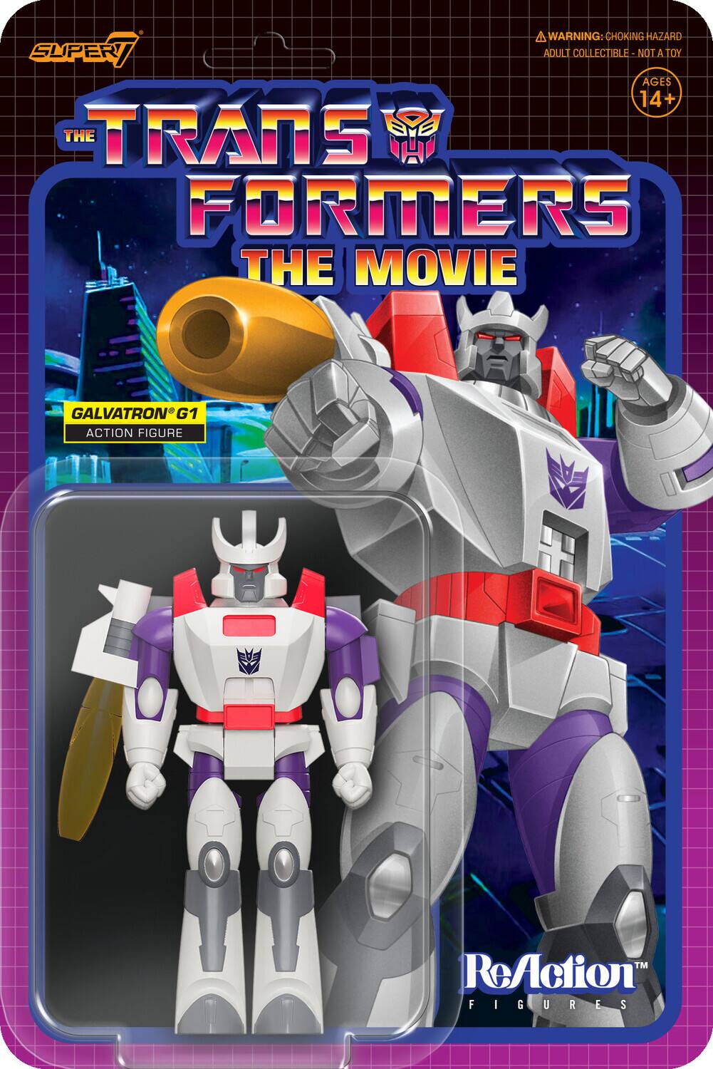Transformers - ReAction Figure - Galvatron (Retro Toy) - COLLECTIBLES