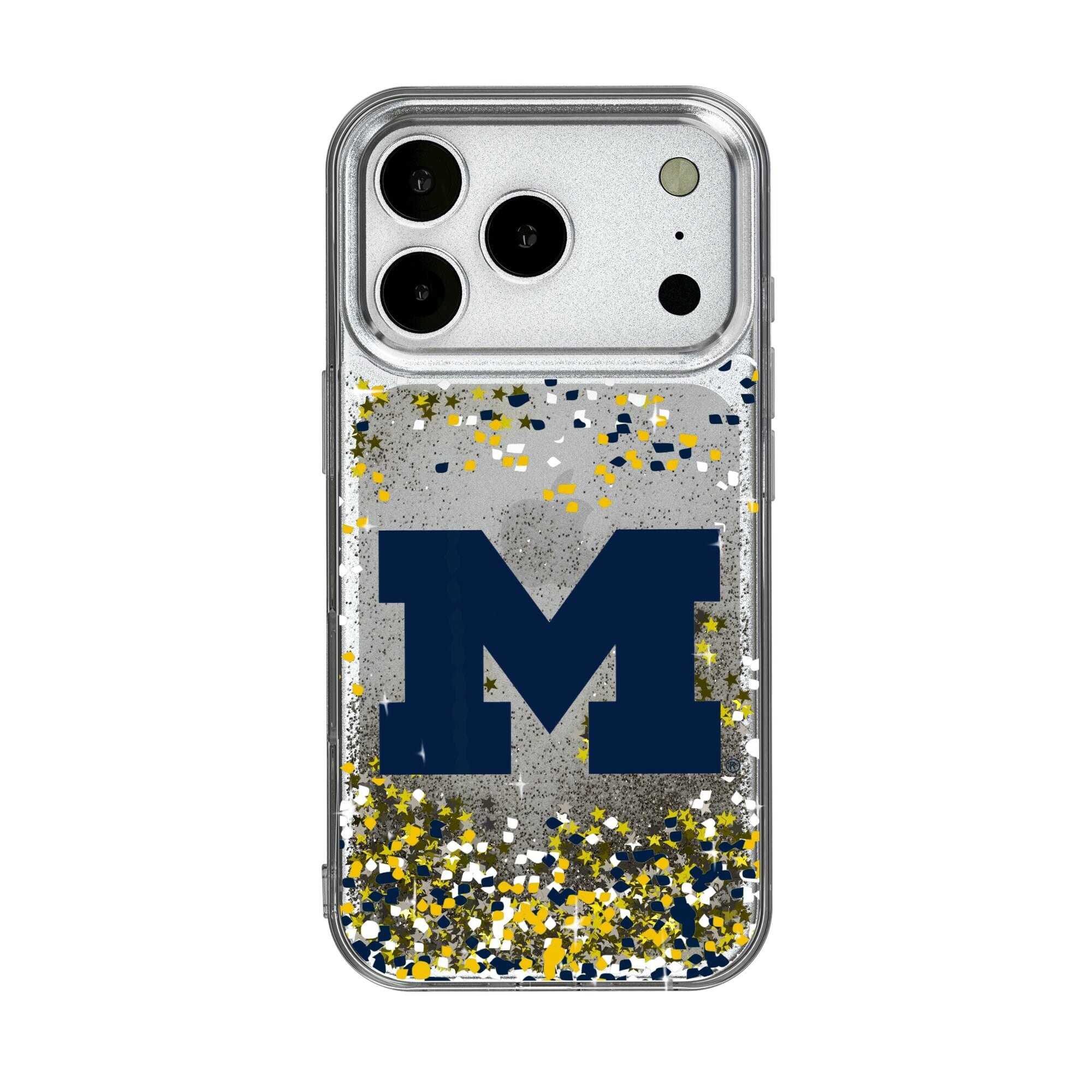 Keyscaper - NCAA - Michigan Wolverines iPhone Glitter Confetti Design Case - 17 Pro Max - Multicolor price history on PriceWatchPro