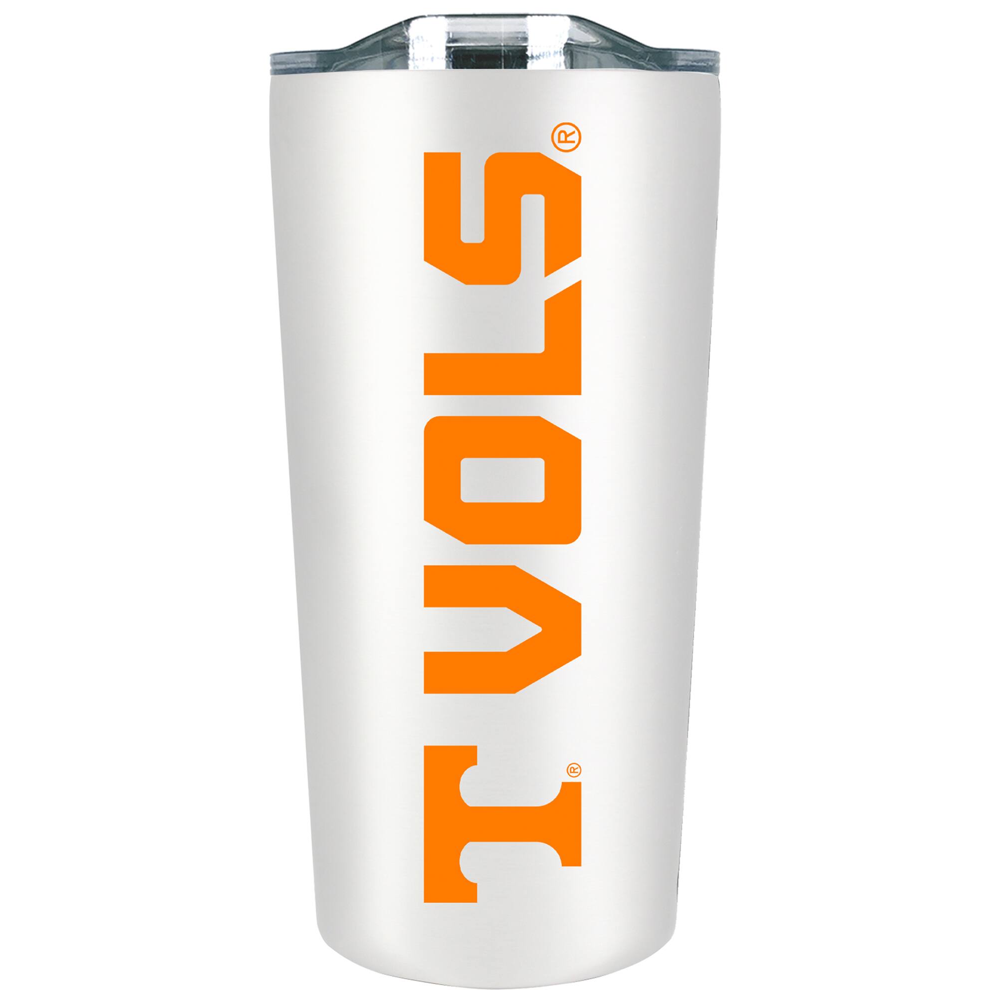 Front. The Fanatic Group - Tennessee Volunteers 18oz. Stainless Soft Touch Tumbler - Multicolor.